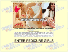 Tablet Screenshot of pedicuregirls.com